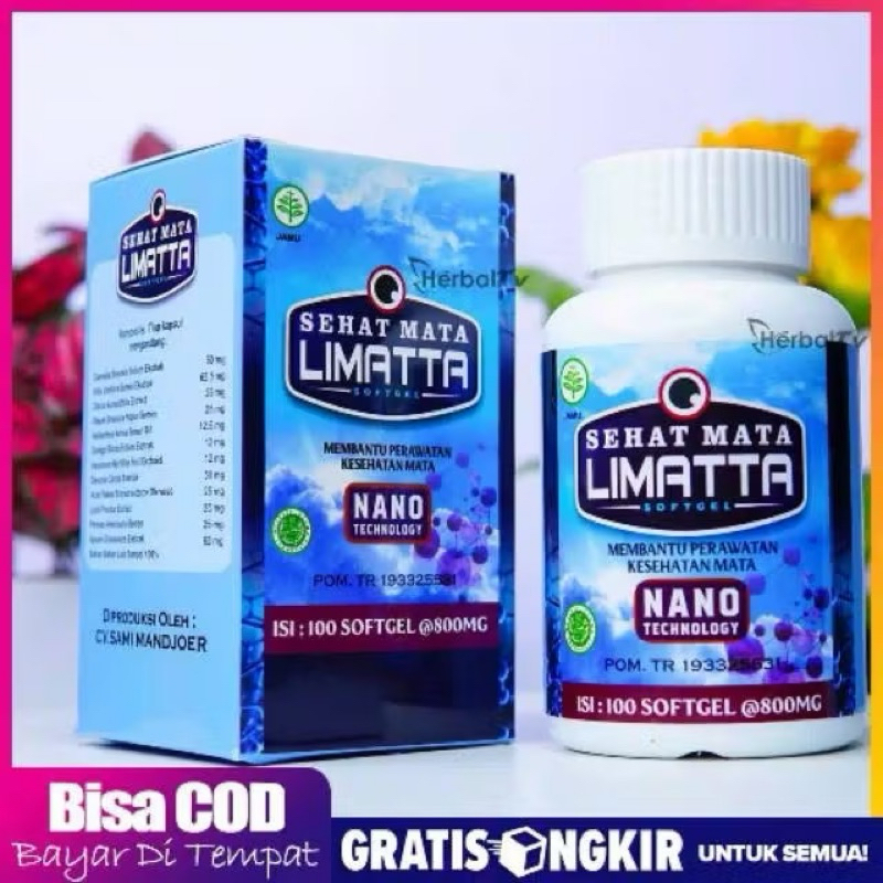 LIMATTA SOFTGEL WALATRA ORIGINAL OBAT HERBAL SEHAT MATA LIMATTA SOFGEL