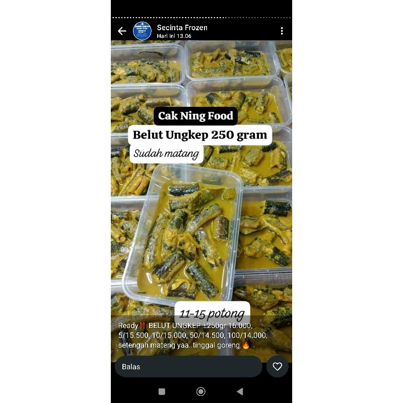 

Belut Ungkep ±250g