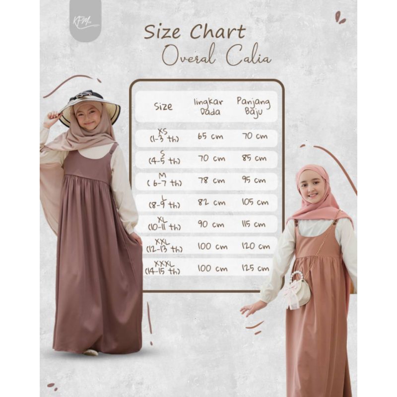 Gamis anak adem /overall celia by kfm/baju kodok