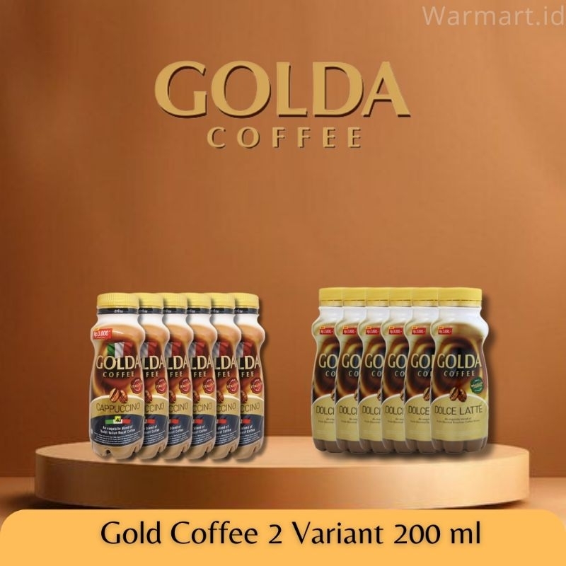 

Kopi kemasan - Golda Coffee 200 ml ×6pcs
