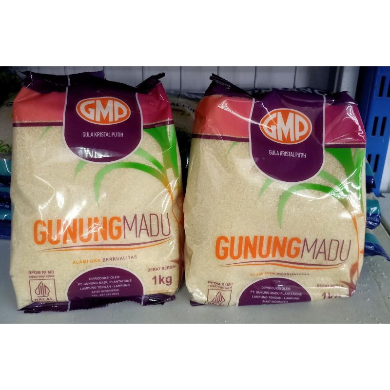 

￼Sale ‼️Gula Pasir Gunung Madu GMP gula kristal MURAH putih 1 kg