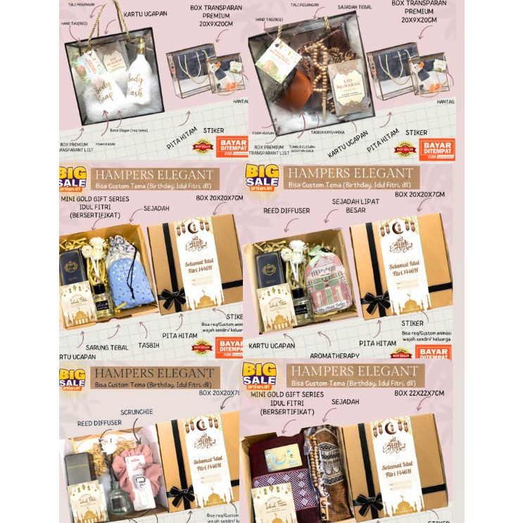 KIRIM LANGSUNG, HAMPERS LEBARAN, PARCEL LEBARAN, HAMPERS, SAJADAH, MUKENA, HIJAB, SARUNG, ALAT SHOLA