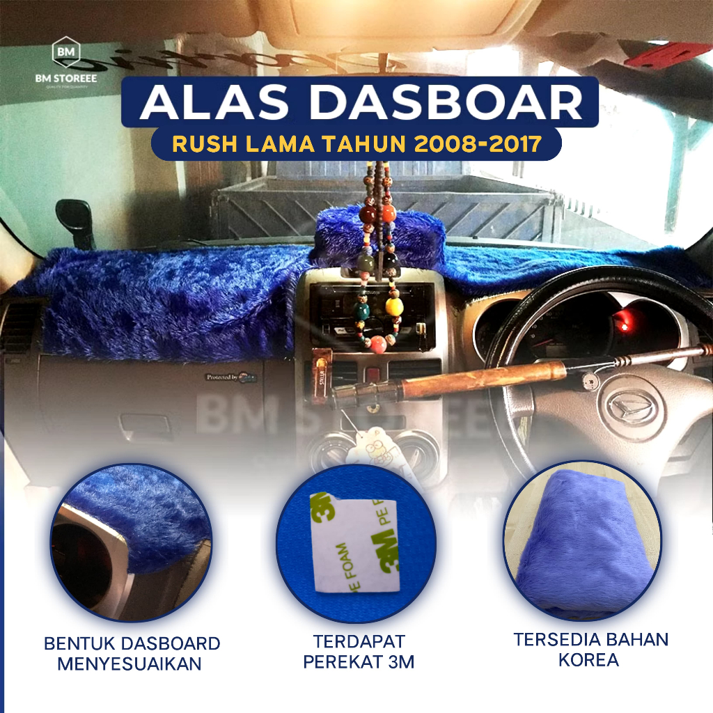 Terbaru Alas Dashboard Rush 2008-2017 Anti Slip Kualitas Terbaik