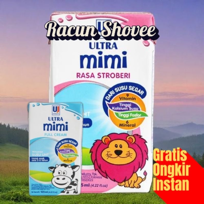 

Ultra Mimi 125 ml Strawberry / Full Cream (Siap Minum )