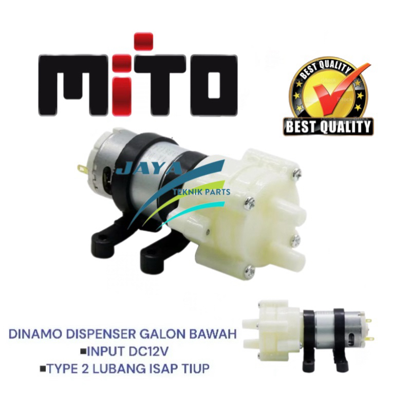 POMPA DISPENSER GALON BAWAH MITO MD-666 | DINAMO POMPA AIR DISPENSER MITO