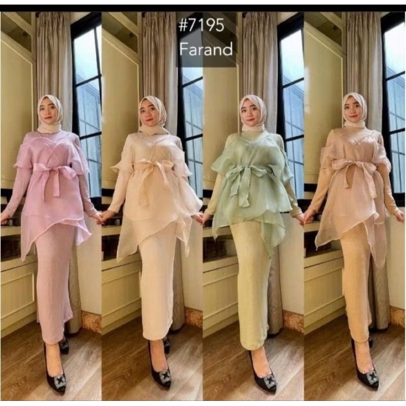 preloved dress mix organza lebaran brand butik MK wardrobe