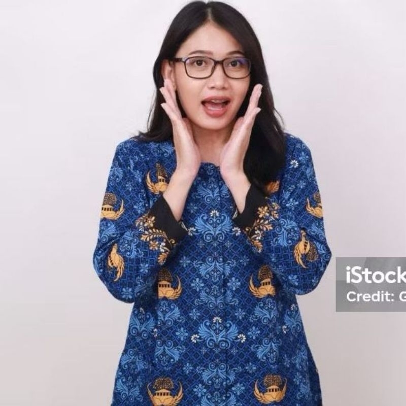 Tahan Lama Kemeja Wanita Pria Batik Korpri Terbaru
