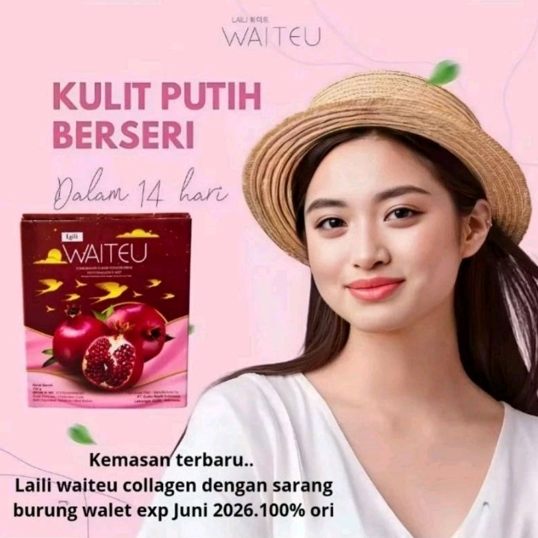 Waiteu Collagen Original by Laili Beauty Suplemen Pemutih Kulit Ampuh Glutathione