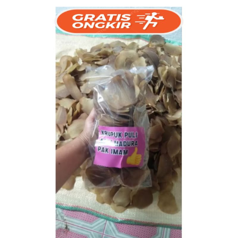 

(Pak Imam) Kerupuk Puli 1kilo Ukuran Besar Asli Madura