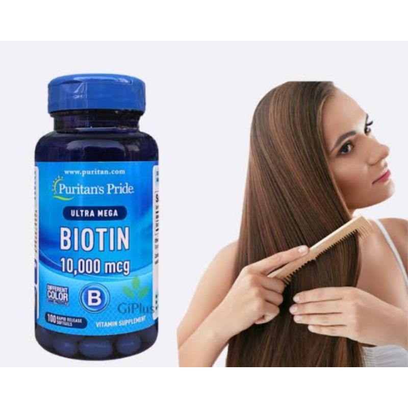 puritan's pride Mega ultra biotin 10000 mcg 50 sofgels