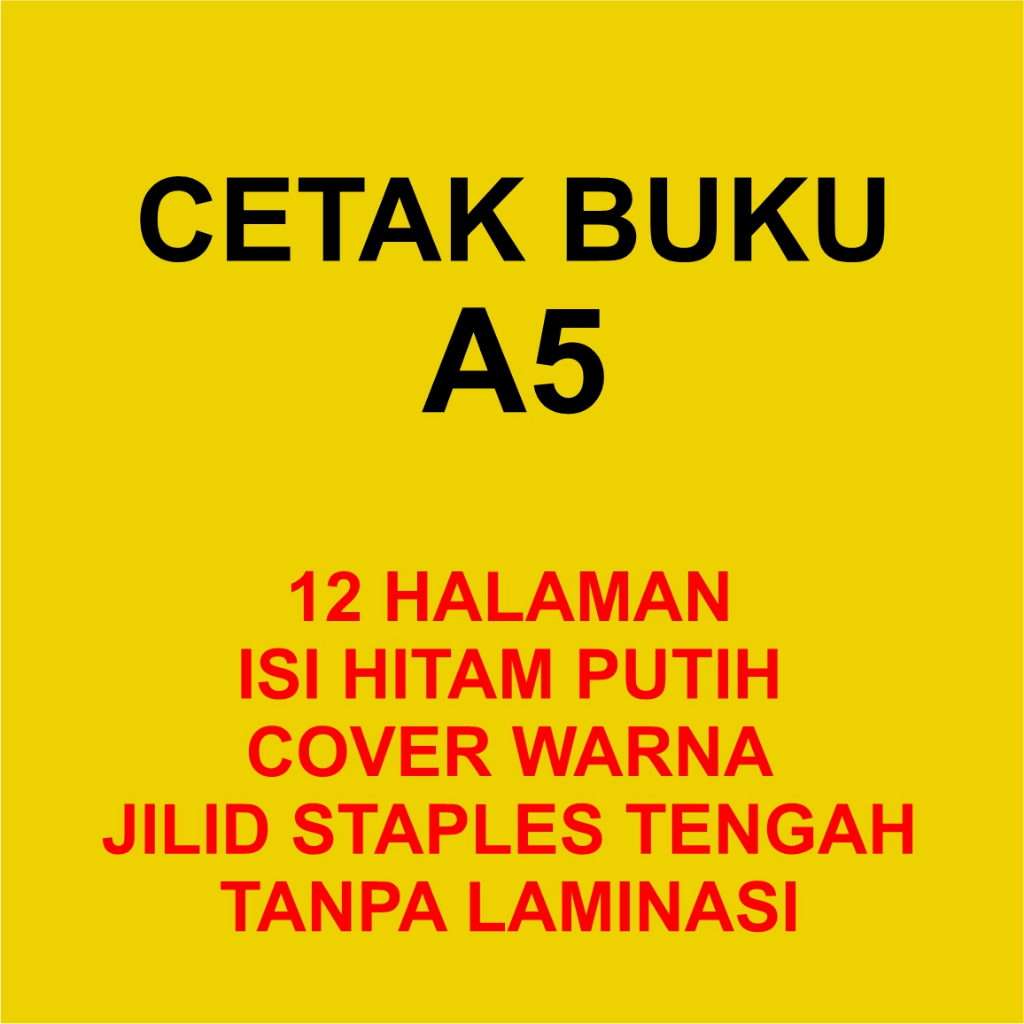 BUKU RAMADHAN A5 STAPLES TENGAH TANPA LAMINASI