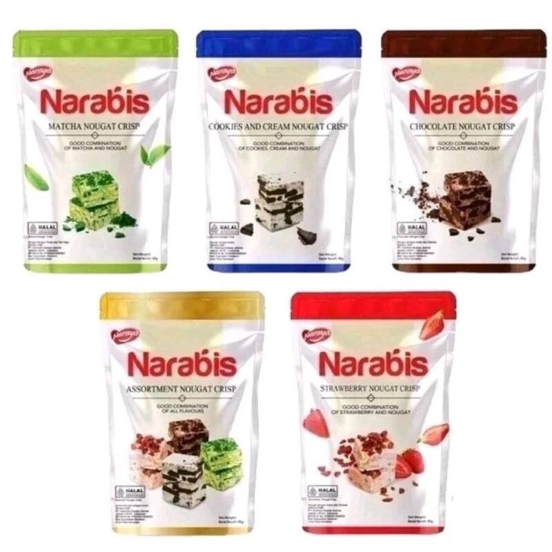 

Naraya Narabis Nougat Crisp 90gr - Narabis Nougat Viral