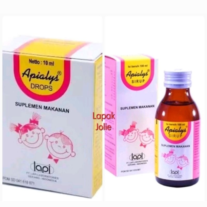 APIALYS DROP 10ml dan sirup100ml