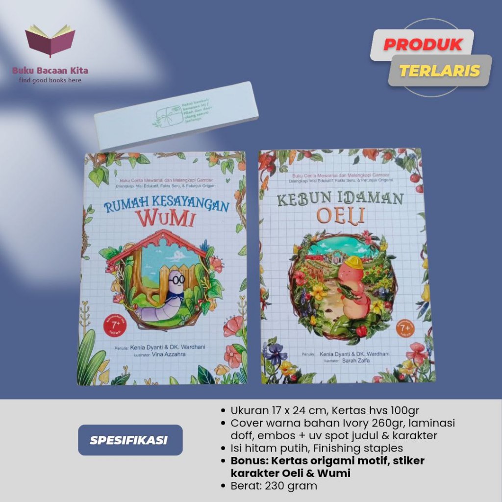Buku Cerita Edukasi Tentang Sampah-Buku Anak SD: Oeli dan Wumi -DK Wardhani |Buku Edukasi Lingkungan