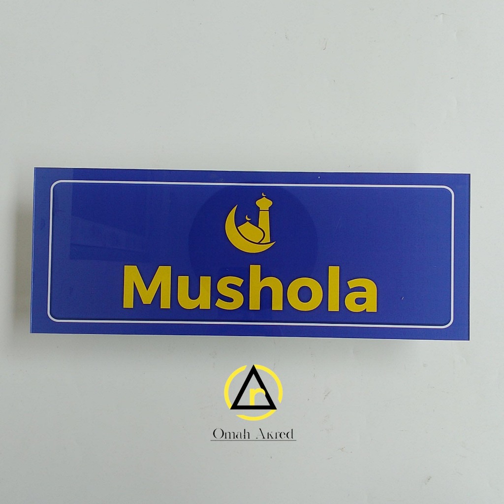 

Akrilik Mushola - Tempat Ibadah - Akrilik Nama Ruang