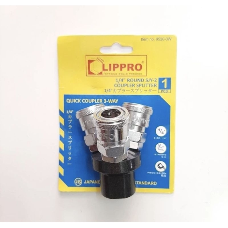 LIPPRO Kopler Cabang 3 Quick Coupler 3 way