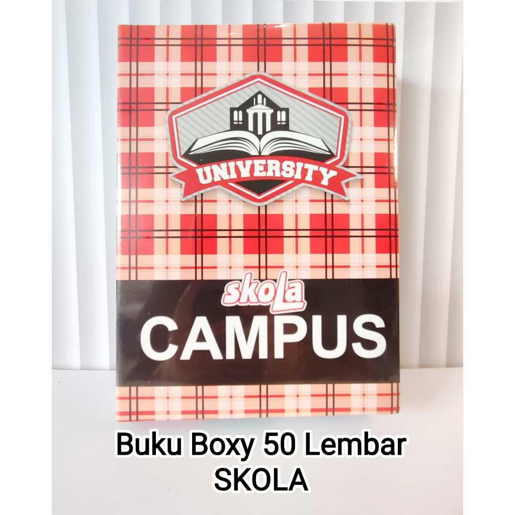 

SKOLA Buku Tulis Boxy / Campus 50 Lembar ( 1 Pak / 10 Buku )
