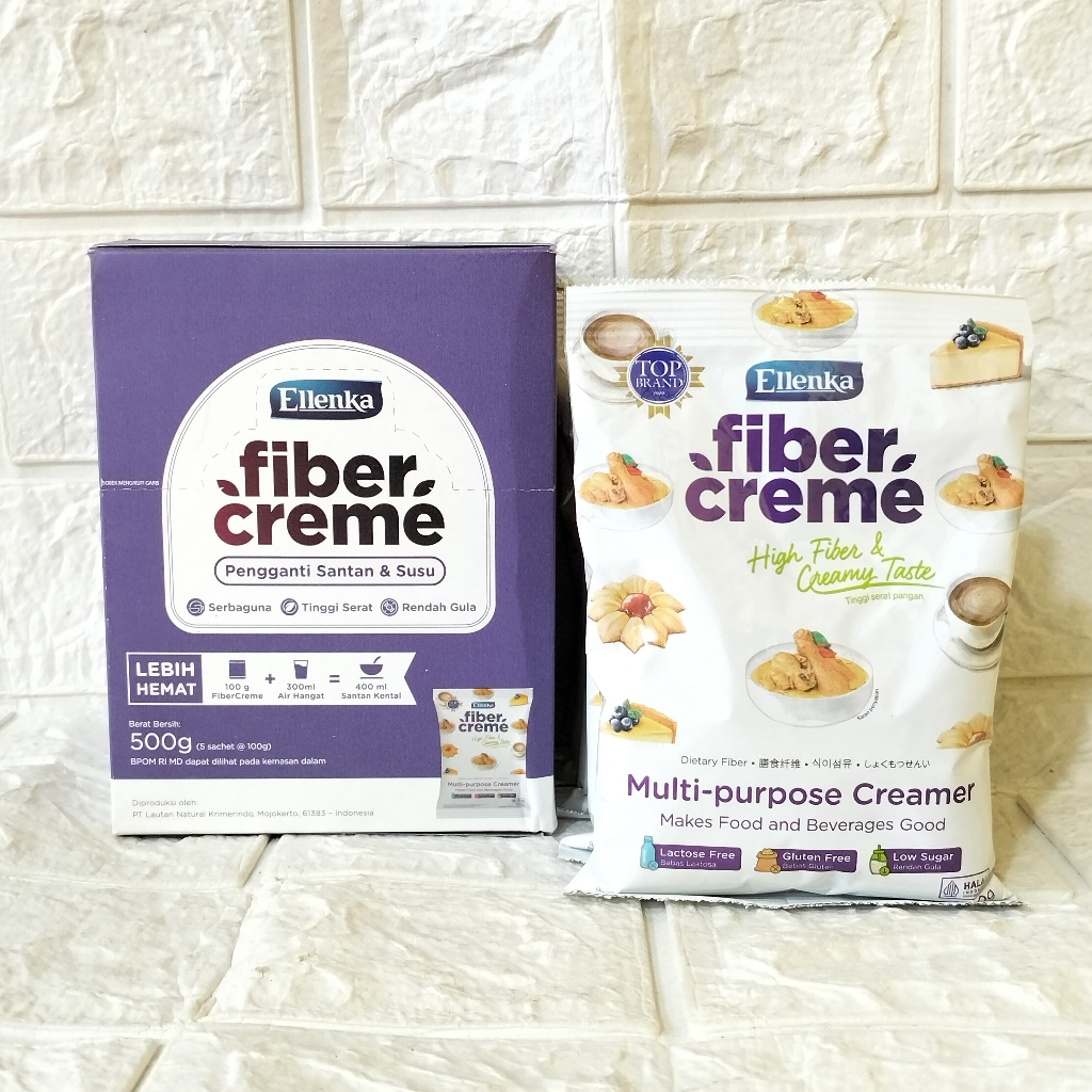 

Ellenka Fiber Creme 100gr Pengganti Susu dan Santan Termurah