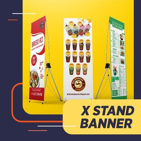 X,BANNER UKURAN 60X160 BAHAN FLEXY KOREA 440gsm