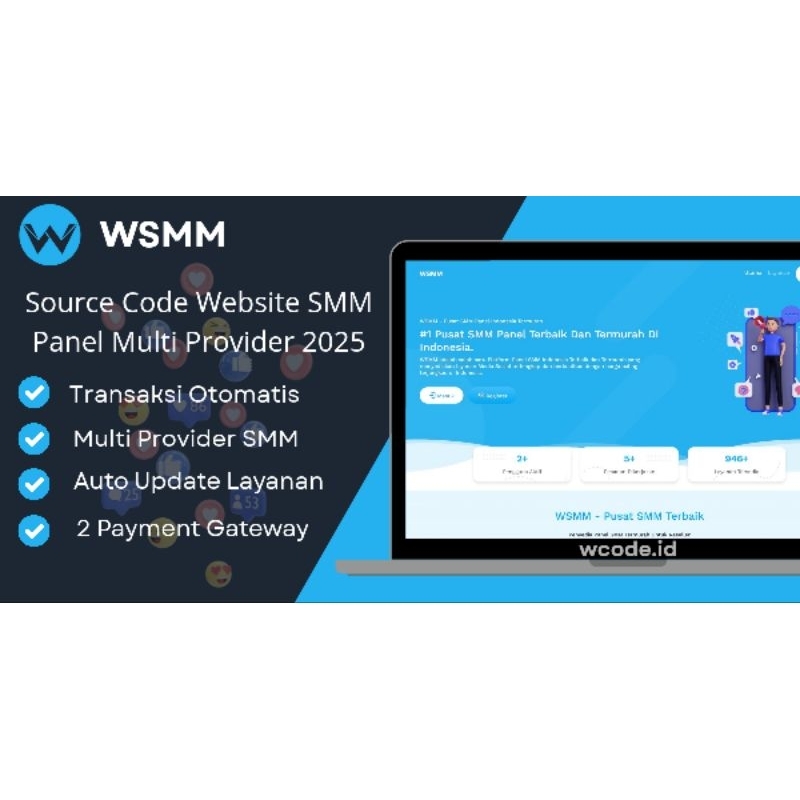 Source Code SMM Panel Multi Provider Tampilan Terbaru