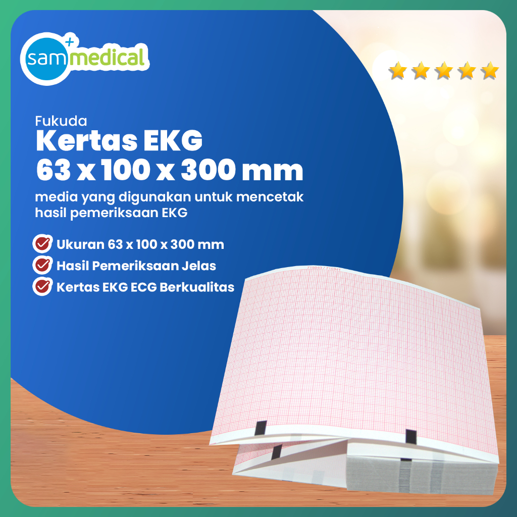 

Fukuda Kertas EKG / Kertas ECG / EKG Paper RS Umum dan Klinik @ pcs