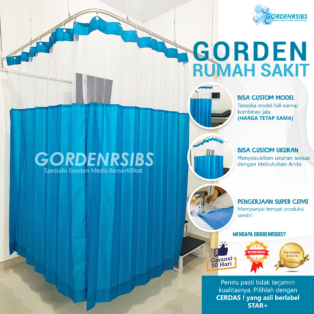 SPESIFIKASI GORDEN RUMAH SAKIT-GORDEN SEKAT RUMAH SAKIT-CARA MEMASAN KELAMBU RUMAH SAKIT