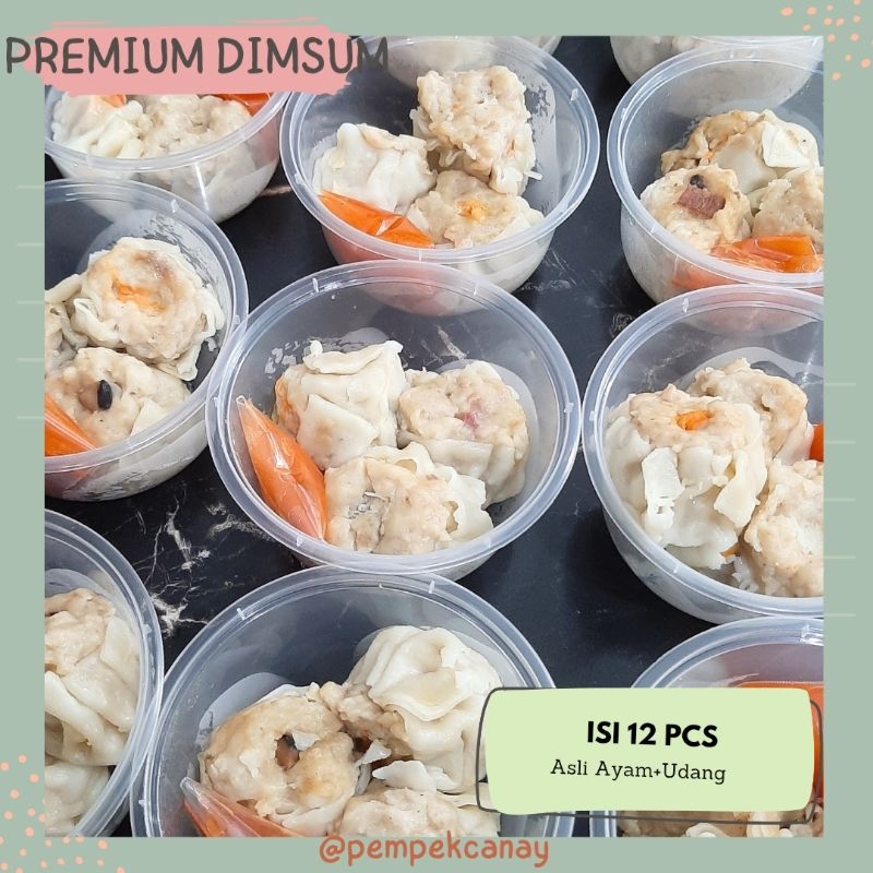 

Dimsum Premium Full Ayam + Udang 12pcs