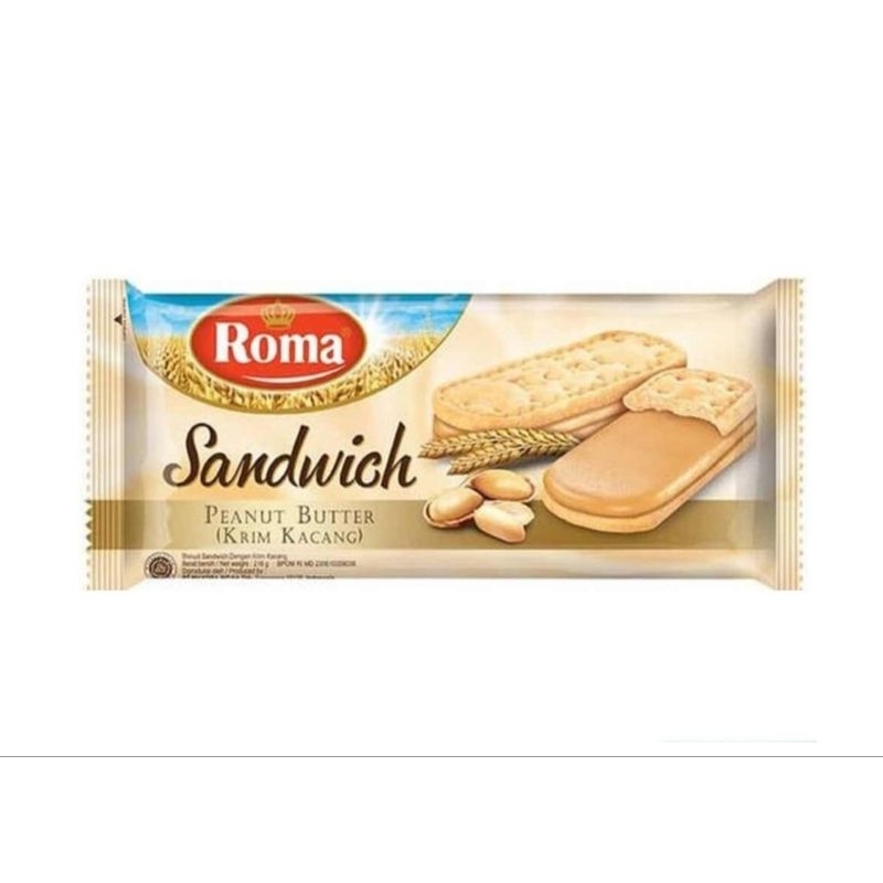 

Roma Biscuit Sandwich Peanut Butter 189G