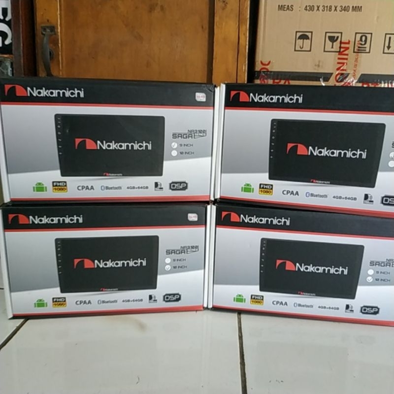 Head Unit Nakamichi SAGA 9" Ram 4/64Gb NA3100i - Head unit Android Mobil Nakamichi SAGA Ram 4/64Gb 9