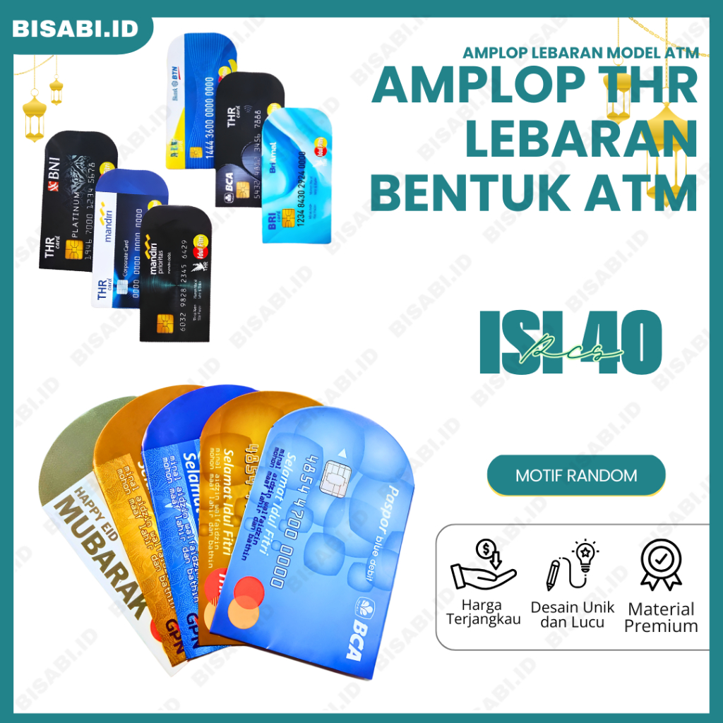 

Amplop Lebaran Idul Fitri (isi 40pcs) Amplop Karakter Angpao Lucu