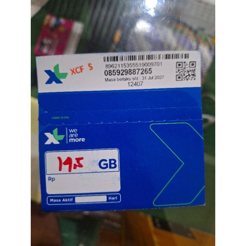 Kartu Perdana XL 10 GB Segel
