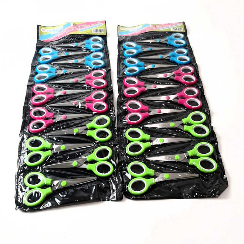 

Harga Grosir ( 12pcs ) Gunting Kecil Warna SQUEEZY SC-SQ01 Scholl & Children SCISSORS Original
