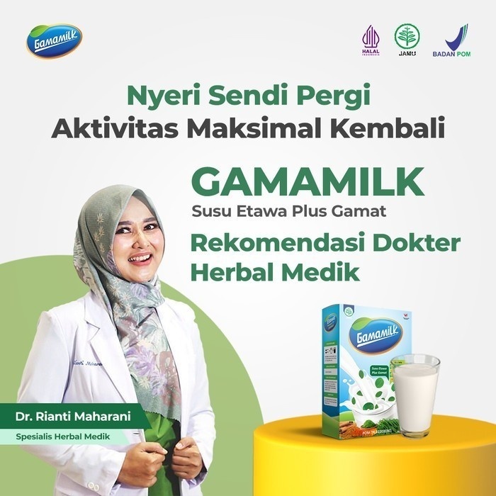 

PROMO!!! Gamamilk Susu Etawa Plus Gamat Rekomendasi Untuk Atasi Nyeri Sendi & Tulang