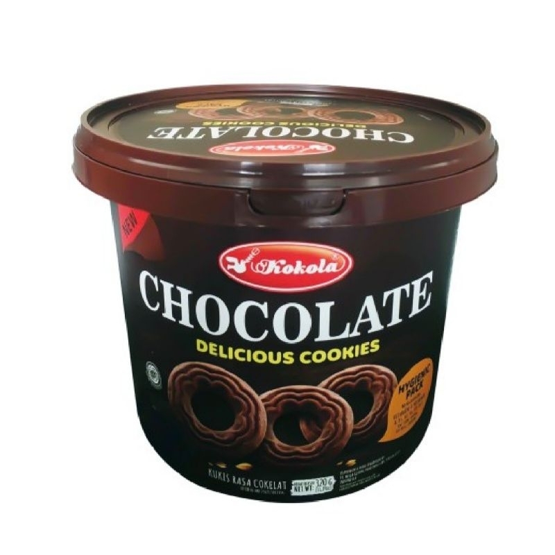 

Kokola chocolate cookies bucket 320gr