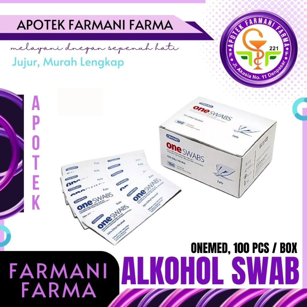 ALCOHOL SWAB ONEMED BOX / ALKOHOL SWAB ONEMED BOX