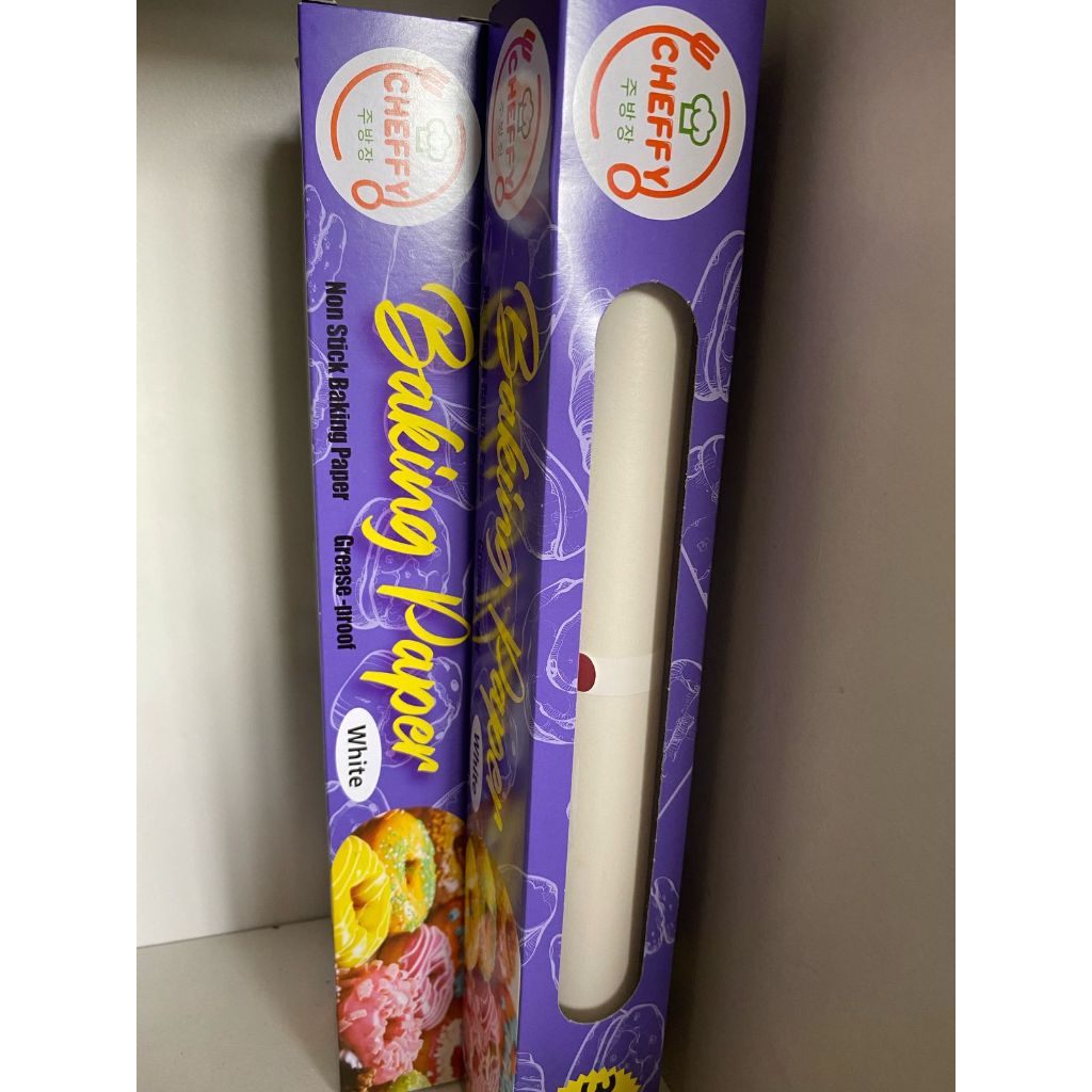 

baking paper roll uk 30x10 kertas alas roti anti lengket putih best fresh