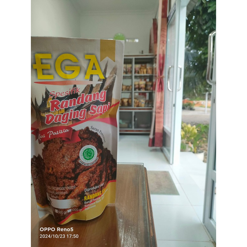 

Randang daging sapi khas Ega kemasan 1/2kg