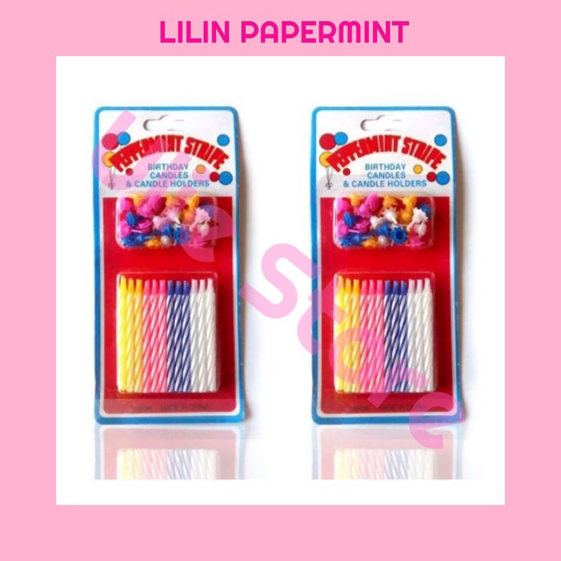 Lilin Papermint Lilin Warna Warni | Lilin Papermint
