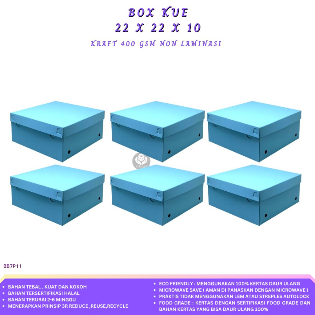 Dus 22X22X10 Box 22x22 Dus Tumpeng (BB7P11-22X22X10)