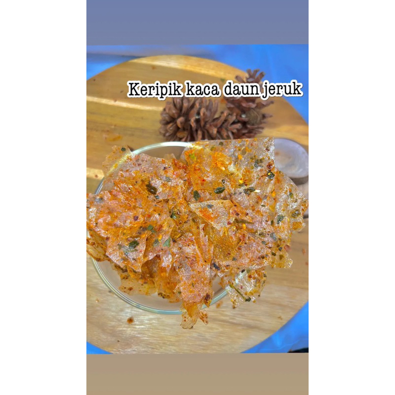 

KERIPIK KACA PEDAS DAUN JERUK 500 Gram