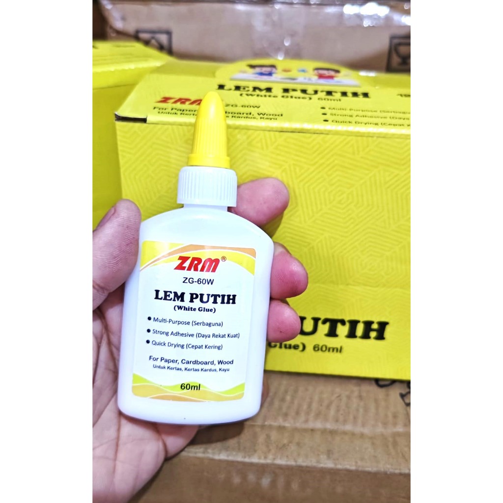 

ZRM Lem kertas Putih botol