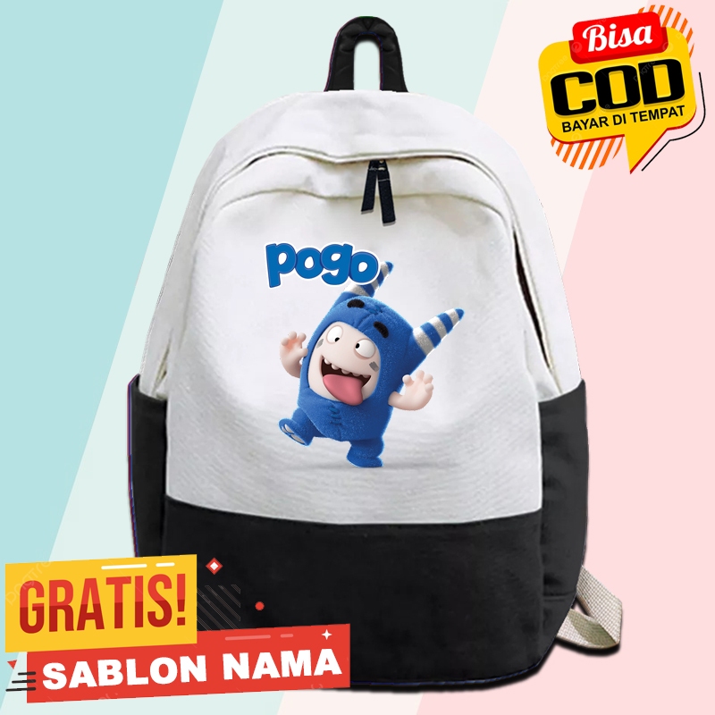 Tas Ransel Anak Sekolah Pogo Oddbods / Tas Gendong Anak Sekolah Oddbods