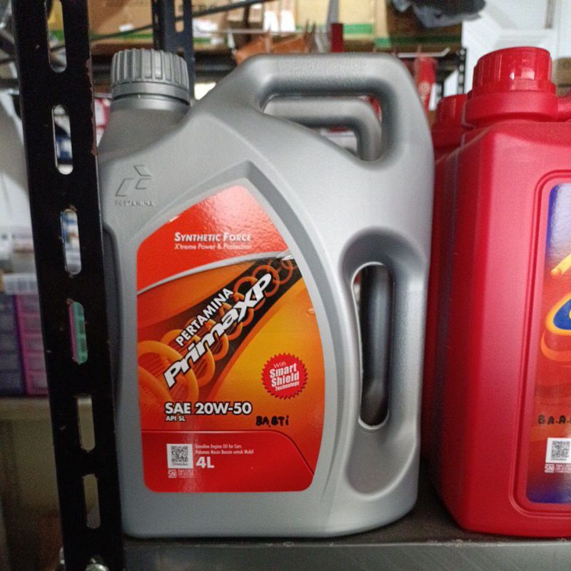 oli prima xp 20w-50 original pertamina 4 liter