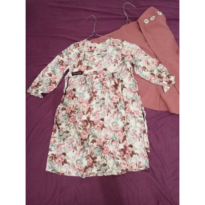 Preloved vvgc gamis set anak