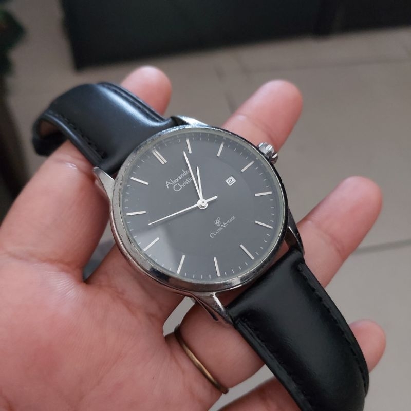PRELOVED JAM TANGAN PRIA ALEXANDRE CHRISTIE AC8236 AC 8236 ORIGINAL SECOND