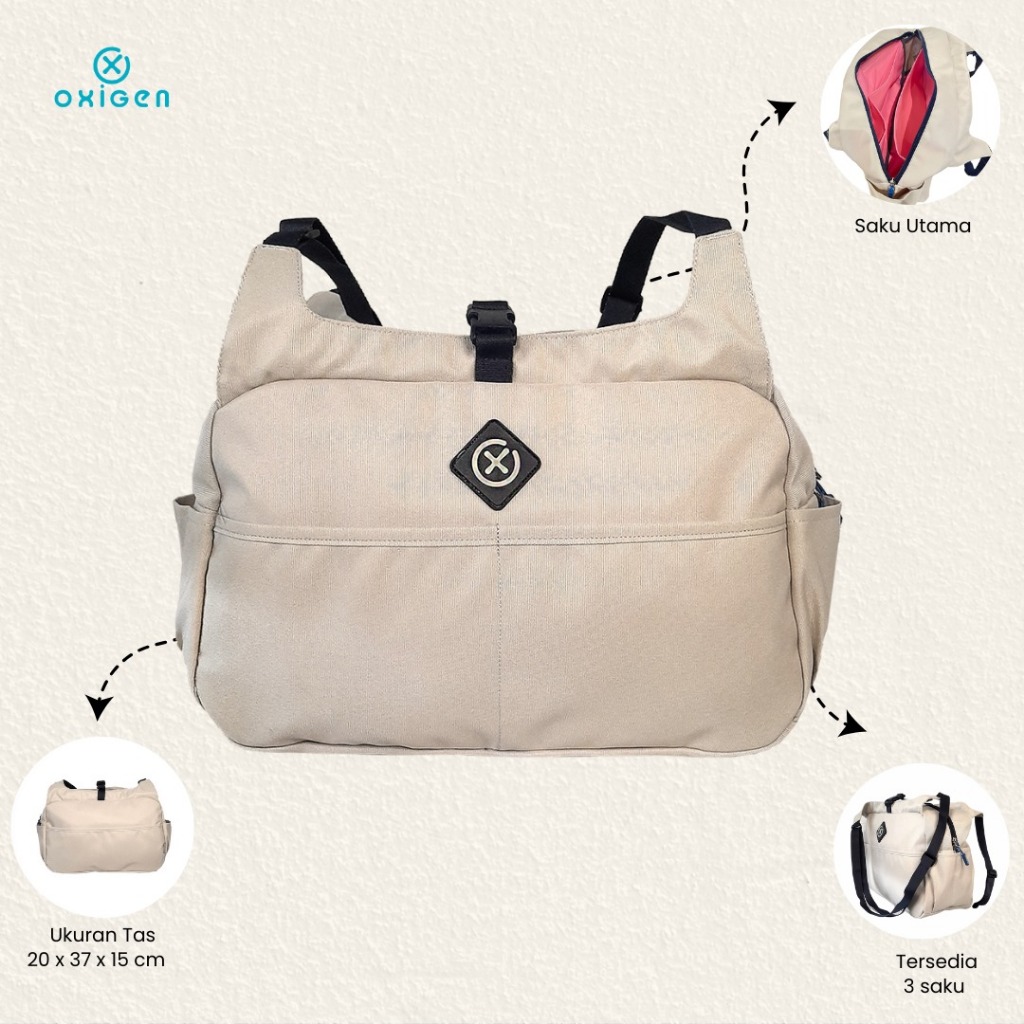 OXIGEN Duffle Bag Zeca | Tas Ransel Laptop
