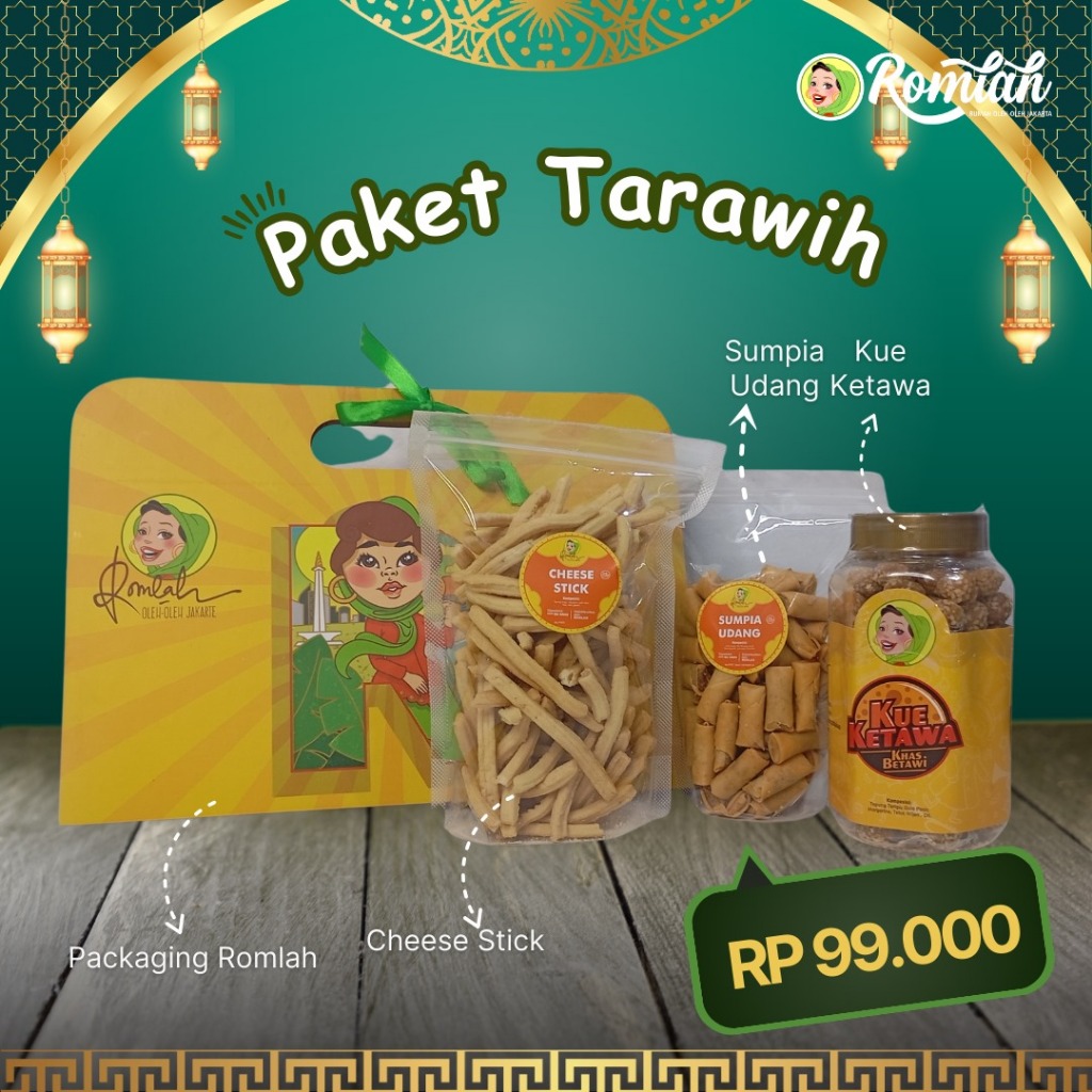 

Paket Hampers Tarawih Romlah