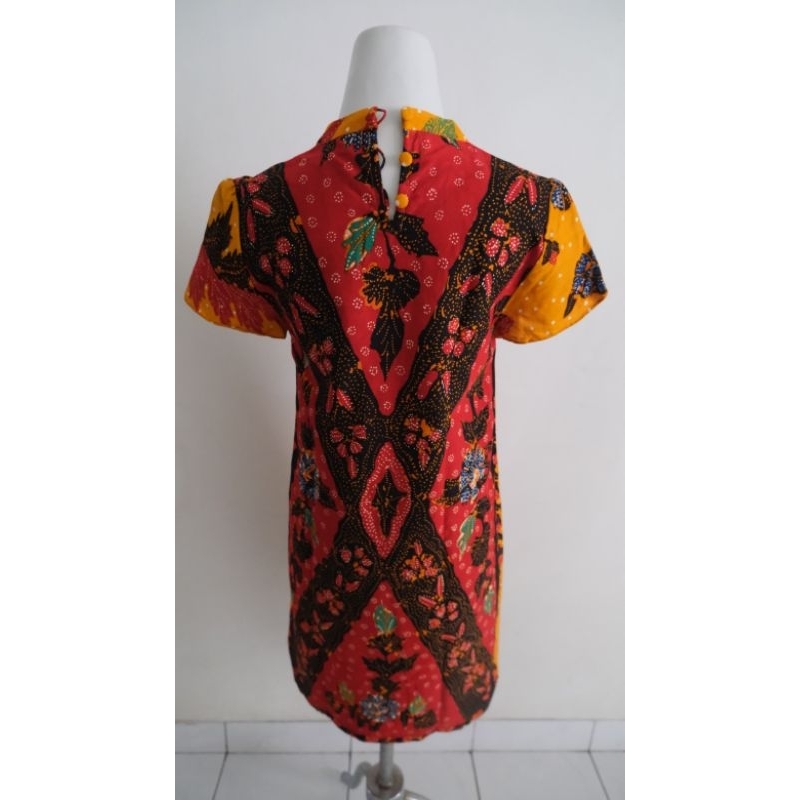 Dress batik Riana Kesuma preloved