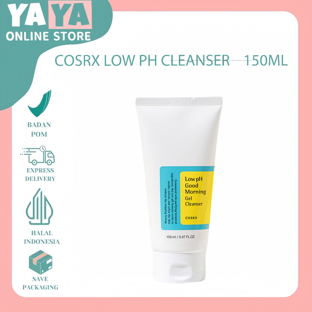 COSRX Low PH Good Morning Cleanser 150ml, Cosrx Facial Wash, Cosrx Official Store, Face Wash, Cosrx 
