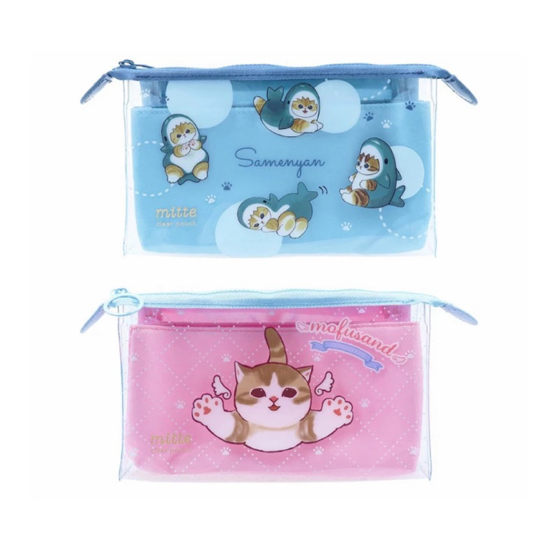 

Mitte Clear Pouch Mofusand Samenyan Pencil Case Kotak Pensil Storage Pouch Limited Edition